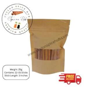 ceylon cinnamon sticks 25g, sri lanka cinnamon, organic spice