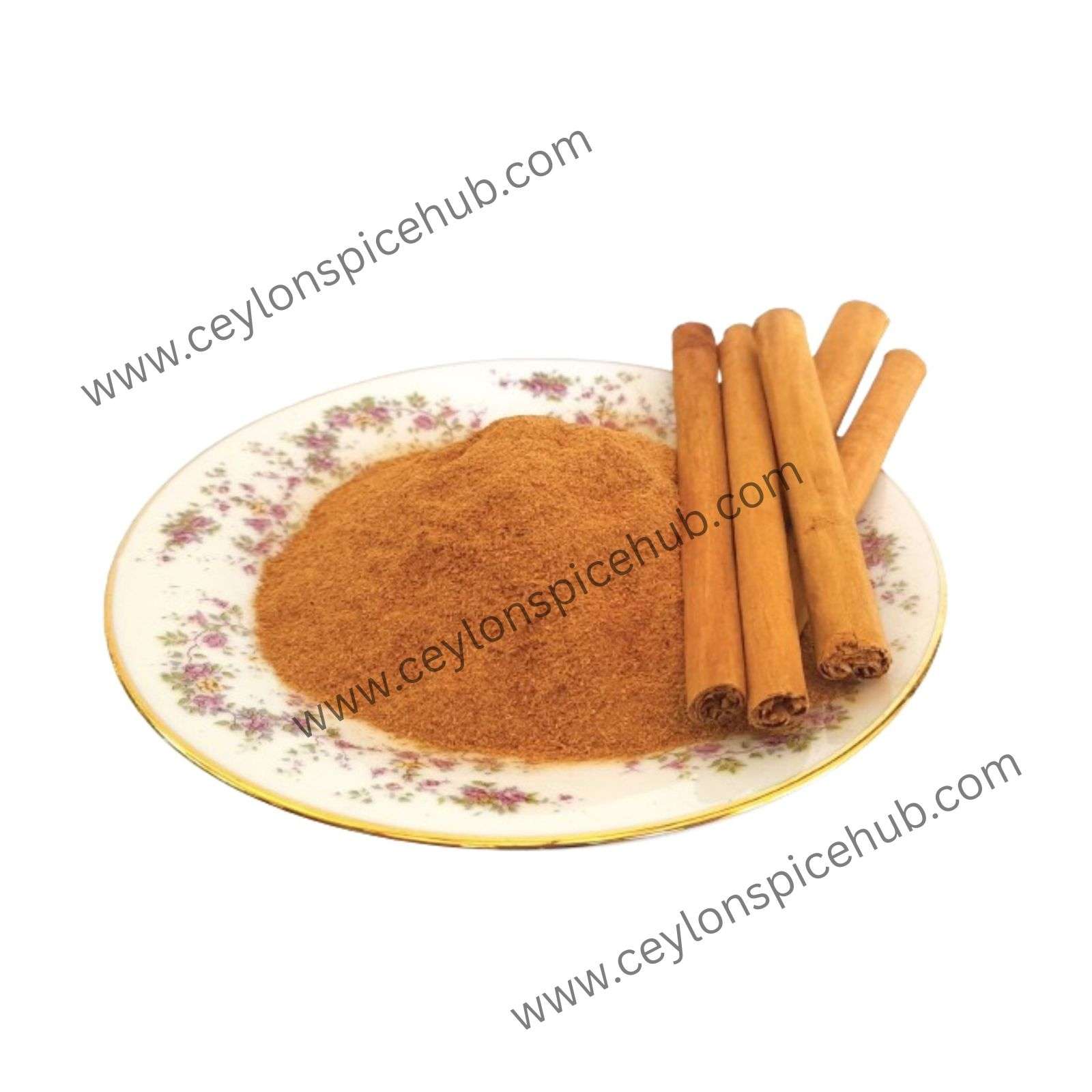 Finely ground Ceylon cinnamon powder authentic taste, rich aroma, and perfect for healthy living.