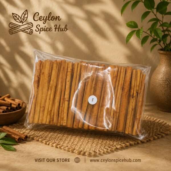 Organic Ceylon Cinnamon Sticks 500g Organic Ceylon cinnamon sticks 500g pack from Sri Lanka - true cinnamon quills by Ceylon Spice Hub